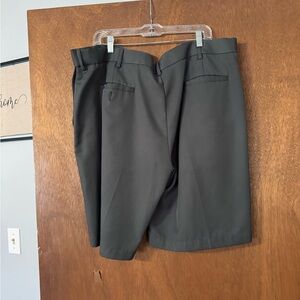 PGA Tour Black Flat Front Shorts Casual Style